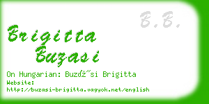 brigitta buzasi business card